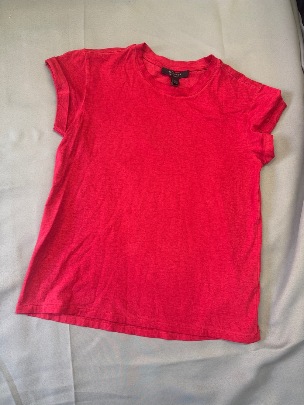 All saints red tee